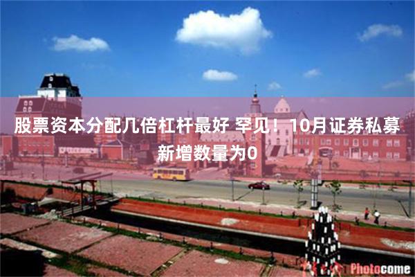 股票资本分配几倍杠杆最好 罕见！10月证券私募新增数量为0