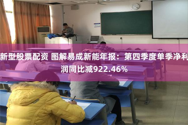 新型股票配资 图解易成新能年报：第四季度单季净利润同比减92