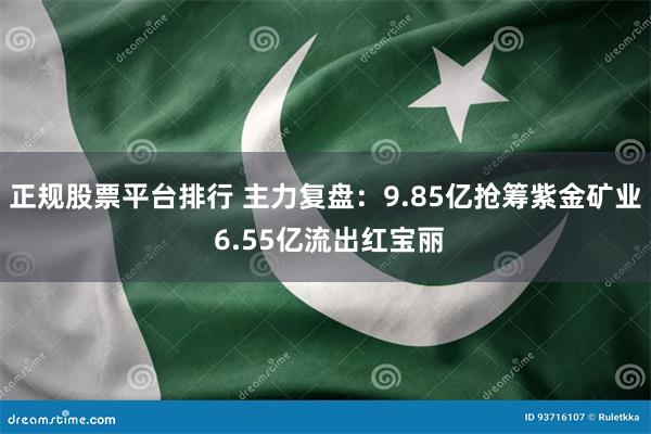 正规股票平台排行 主力复盘：9.85亿抢筹紫金矿业 6.55