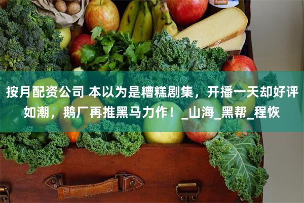 按月配资公司 本以为是糟糕剧集，开播一天却好评如潮，鹅厂再推