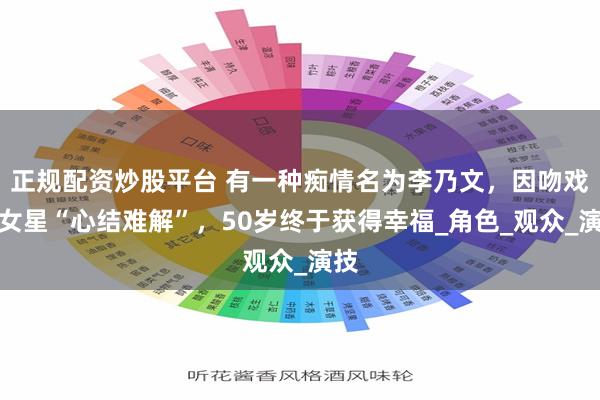 正规配资炒股平台 有一种痴情名为李乃文，因吻戏与女星“心结难