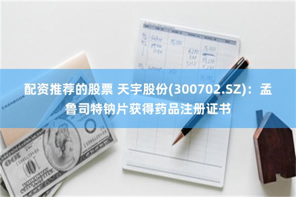 配资推荐的股票 天宇股份(300702.SZ)：孟鲁司特钠片